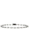 デビアス DE BEERS LINE ラインブレスレット ホワイトゴールド K18WG ダイヤモンド ブレスレット ダイヤモンド