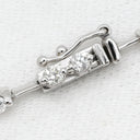 デビアス DE BEERS LINE ラインブレスレット ホワイトゴールド K18WG ダイヤモンド ブレスレット ダイヤモンド