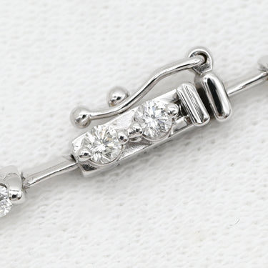 デビアス DE BEERS LINE ラインブレスレット ホワイトゴールド K18WG ダイヤモンド ブレスレット ダイヤモンド