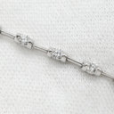 デビアス DE BEERS LINE ラインブレスレット ホワイトゴールド K18WG ダイヤモンド ブレスレット ダイヤモンド