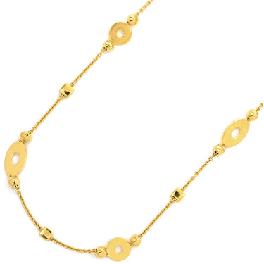 ブルガリ BVLGARI ルチア ロングネックレス イエローゴールド K18YG ネックレス Au750 18K 18金