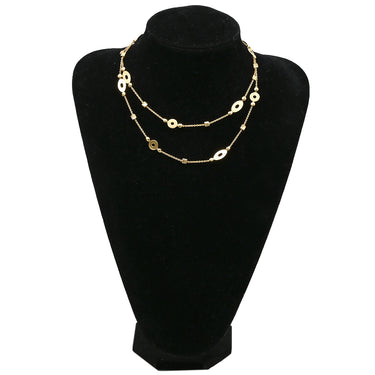 ブルガリ BVLGARI ルチア ロングネックレス イエローゴールド K18YG ネックレス Au750 18K 18金
