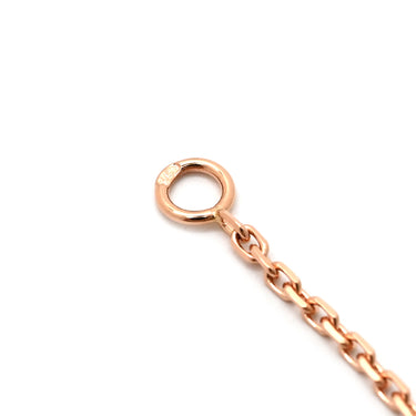 ヴァンクリーフアーペル Van Cleef & Arpels ヴィンテージ アルハンブラ VCARPMOP00 ピンクXローズゴールド K18PG ダイヤモンド ピンクマザーオブパール ネックレス 2025年ホリデー限定 ピンクシェル 1Pダイヤ 18K