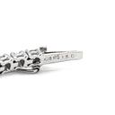 ライン LINE ステーション セミエタニティ テニス ホワイトゴールド K18WG ダイヤモンド ブレスレット ダイヤモンド Au750 18K 18金 ライン バー