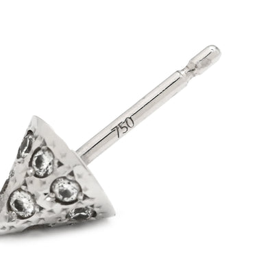タサキ TASAKI リファインド リベリオン パールホワイト×ホワイトゴールド K18WG ダイヤモンド パール ピアス Au750 18K あこや アコヤ パール 真珠 ダイヤモンド パヴェ