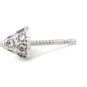 タサキ TASAKI リファインド リベリオン パールホワイト×ホワイトゴールド K18WG ダイヤモンド パール ピアス Au750 18K あこや アコヤ パール 真珠 ダイヤモンド パヴェ