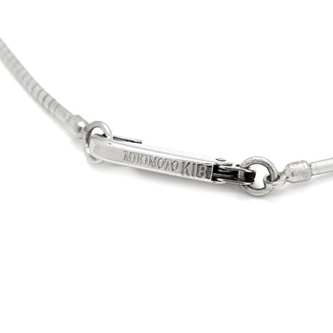 ミキモト MIKIMOTO ターコイズ ダイヤ ペンダント ブルー×ホワイトゴールド K18WG ターコイズ ダイヤモンド ネックレス MIKIMOTO 18K 750 WG トルコ石 スクエア