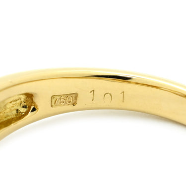 平和堂貿易 HCO イエローダイヤモンド イエローゴールド K18YG ダイヤモンド リング 指輪 HEIWADO&CO. Au750 18K 18金 オーバル 大粒 12号