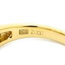 平和堂貿易 HCO イエローダイヤモンド イエローゴールド K18YG ダイヤモンド リング 指輪 HEIWADO&CO. Au750 18K 18金 オーバル 大粒 12号