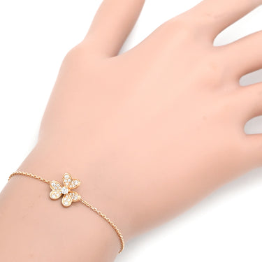 ヴァンクリーフアーペル Van Cleef & Arpels フリヴォル ブレスレット ダイヤ ミニ VCARP7RD00 ピンクゴールド K18PG ダイヤモンド ブレスレット ローズゴールド 750 18K