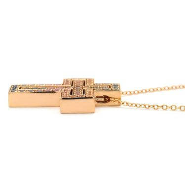 ダミアーニ DAMIANI ベルエポック レインボー 20084310 ピンクゴールドXマルチカラー K18PG サファイア ネックレス 750 18金 サファイヤ ペンダント