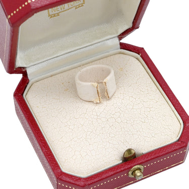 カルティエ Cartier ダブルハート ピンクゴールドXホワイトゴールド K18PG K18WG #49(JP9) リング 指輪 2カラー コンビ 18K 750 PG WG 9号