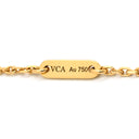 ヴァンクリーフアーペル Van Cleef & Arpels スウィート アルハンブラ ペンダント VCARF69100 パールホワイト×イエローゴールド K18YG マザーオブパール ネックレス 白 Au750 18K YG シェル