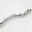 デビアス DE BEERS LINE ラインブレスレット ホワイトゴールド K18WG ダイヤモンド ブレスレット ダイヤモンド デザインブレス