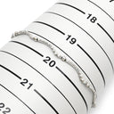 デビアス DE BEERS LINE ラインブレスレット ホワイトゴールド K18WG ダイヤモンド ブレスレット ダイヤモンド デザインブレス