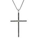 ダミアーニ DAMIANI ミステリークロス ダイヤモンド ブラック×ホワイトゴールド K18WG ダイヤモンド ブラックダイヤモンド ネックレス ブラックダイヤ 十字架 CROSS ペンダント