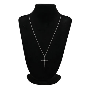 ダミアーニ DAMIANI ミステリークロス ダイヤモンド ブラック×ホワイトゴールド K18WG ダイヤモンド ブラックダイヤモンド ネックレス ブラックダイヤ 十字架 CROSS ペンダント