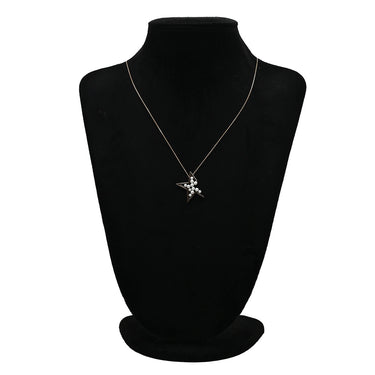 タサキ TASAKI アブストラクト スター パールホワイト×ピンクゴールド K18PG パール ネックレス TASAKI 18K 750 真珠 星 サクラゴールド