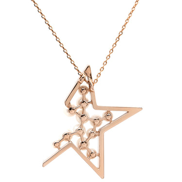 タサキ TASAKI アブストラクト スター パールホワイト×ピンクゴールド K18PG パール ネックレス TASAKI 18K 750 真珠 星 サクラゴールド