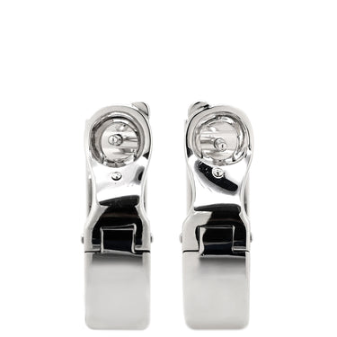 カルティエ Cartier LOVE フープ イヤリング クラシックモデル ホワイトゴールド K18WG ピアス K18 18K 750 WG
