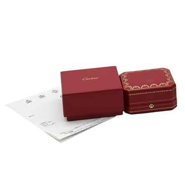 カルティエ Cartier LOVE フープ イヤリング クラシックモデル ホワイトゴールド K18WG ピアス K18 18K 750 WG
