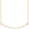 ティファニー Tiffany & Co T スマイル ペンダント ダイヤ ラージ イエローゴールド K18YG ダイヤモンド ネックレス T&Co. T smile K18YG Au750 18K 18金