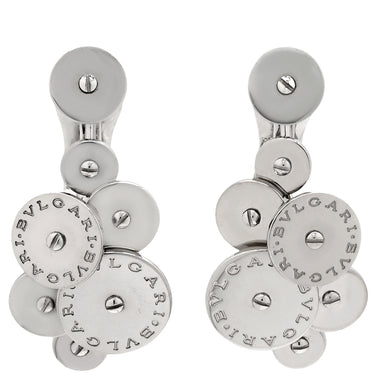ブルガリ BVLGARI チクラディ ホワイトゴールド K18WG ピアス 750 K18 WG