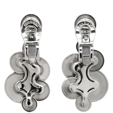 ブルガリ BVLGARI チクラディ ホワイトゴールド K18WG ピアス 750 K18 WG