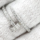 カルティエ Cartier ジュストアンクル SM セミパヴェダイヤ B4231400 ホワイトゴールド K18WG ダイヤモンド #52(JP12) リング 指輪 Au750 18K WG 12号