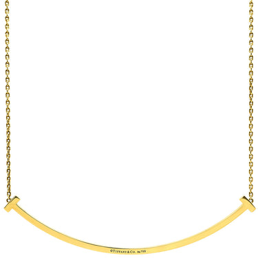 ティファニー Tiffany & Co Tスマイル ペンダント エクストララージ ダイヤモンド 67513509 イエローゴールド K18YG ダイヤモンド ネックレス Au750 18K 18金 Tiffany T smile