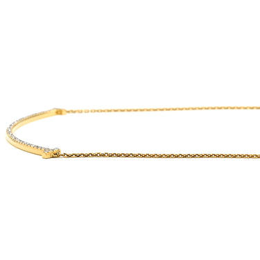 ティファニー Tiffany & Co Tスマイル ペンダント エクストララージ ダイヤモンド 67513509 イエローゴールド K18YG ダイヤモンド ネックレス Au750 18K 18金 Tiffany T smile