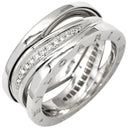 ブルガリ BVLGARI ビーゼロワン B-zero1 レジェンド ダイヤ 355207 ホワイトゴールド K18WG ダイヤモンド #61(JP21) リング 指輪 750 18K WG 19.5号