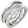 ブルガリ BVLGARI ビーゼロワン B-zero1 レジェンド ダイヤ 355207 ホワイトゴールド K18WG ダイヤモンド #61(JP21) リング 指輪 750 18K WG 19.5号