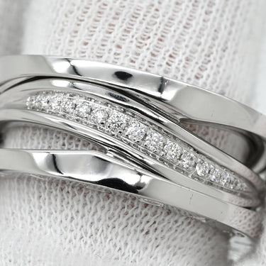 ブルガリ BVLGARI ビーゼロワン B-zero1 レジェンド ダイヤ 355207 ホワイトゴールド K18WG ダイヤモンド #61(JP21) リング 指輪 750 18K WG 19.5号