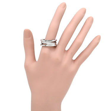 ブルガリ BVLGARI ビーゼロワン B-zero1 レジェンド ダイヤ 355207 ホワイトゴールド K18WG ダイヤモンド #61(JP21) リング 指輪 750 18K WG 19.5号