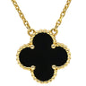 ヴァンクリーフアーペル Van Cleef & Arpels ヴィンテージ アルハンブラ ペンダント VCARA45800 ブラック×イエローゴールド K18YG オニキス ネックレス Au750 18K 黒 オニキス