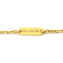 ヴァンクリーフアーペル Van Cleef & Arpels ヴィンテージ アルハンブラ ペンダント VCARA45800 ブラック×イエローゴールド K18YG オニキス ネックレス Au750 18K 黒 オニキス