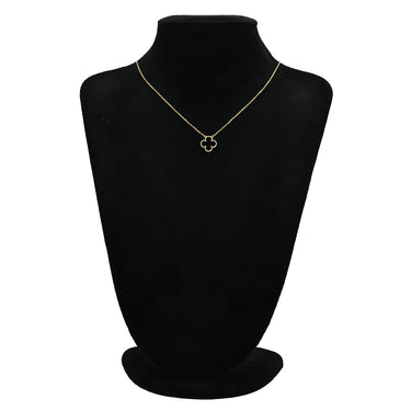 ヴァンクリーフアーペル Van Cleef & Arpels ヴィンテージ アルハンブラ ペンダント VCARA45800 ブラック×イエローゴールド K18YG オニキス ネックレス Au750 18K 黒 オニキス