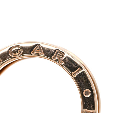 ブルガリ BVLGARI ビーゼロワン B-zero1 3バンド 4Pダイヤ ピンクゴールド K18PG ダイヤモンド #49(JP9) リング 指輪 18K PG Au750 18K 18金 8.5号