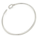 ティファニー Tiffany & Co オーバルキー ワイヤー ダイヤ ホワイトゴールド K18WG ダイヤモンド ブレスレット T&Co. Au750 18K バングル
