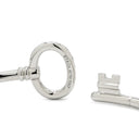 ティファニー Tiffany & Co オーバルキー ワイヤー ダイヤ ホワイトゴールド K18WG ダイヤモンド ブレスレット T&Co. Au750 18K バングル