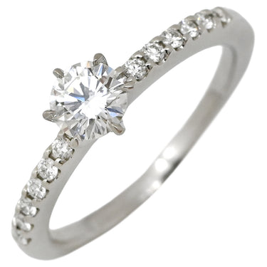 ロイヤルアッシャー ROYAL ASSCHER DIAMOND エラ ブライダル ERA688 プラチナシルバー Pt950 ダイヤモンド リング 指輪 ダイヤ ソリティア ハーフエタニティ Pt950 6号