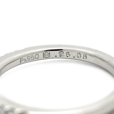 ロイヤルアッシャー ROYAL ASSCHER DIAMOND エラ ブライダル ERA688 プラチナシルバー Pt950 ダイヤモンド リング 指輪 ダイヤ ソリティア ハーフエタニティ Pt950 6号