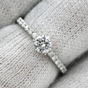 ロイヤルアッシャー ROYAL ASSCHER DIAMOND エラ ブライダル ERA688 プラチナシルバー Pt950 ダイヤモンド リング 指輪 ダイヤ ソリティア ハーフエタニティ Pt950 6号