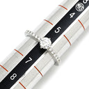 ロイヤルアッシャー ROYAL ASSCHER DIAMOND エラ ブライダル ERA688 プラチナシルバー Pt950 ダイヤモンド リング 指輪 ダイヤ ソリティア ハーフエタニティ Pt950 6号
