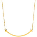 ティファニー Tiffany & Co Tスマイル ペンダント スモール 60011679 イエローゴールド K18YG ネックレス T＆Co. T smile イエローゴールド K18YG Au750 18K 18金