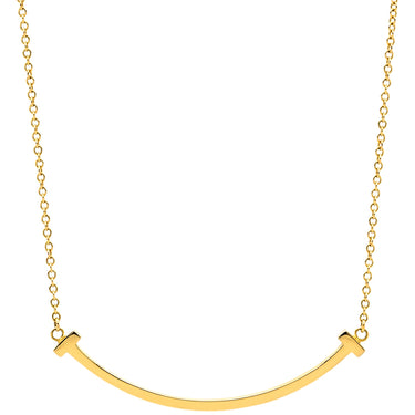 ティファニー Tiffany & Co Tスマイル ペンダント スモール 60011679 イエローゴールド K18YG ネックレス T＆Co. T smile イエローゴールド K18YG Au750 18K 18金