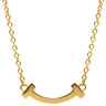 ティファニー Tiffany & Co Tスマイル ミニ ペンダント 62617640 イエローゴールド K18YG ネックレス T＆Co. T smile K18YG Au750 18K 18金