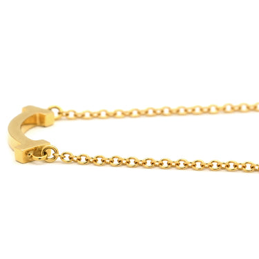 ティファニー Tiffany & Co Tスマイル ミニ ペンダント 62617640 イエローゴールド K18YG ネックレス T＆Co. T smile K18YG Au750 18K 18金