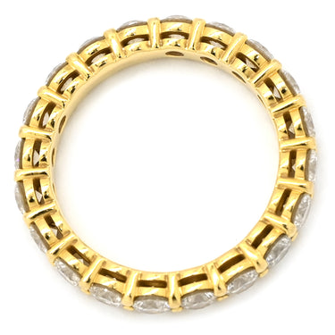 ティファニー Tiffany & Co フォーエバー バンド フルダイヤ イエローゴールド K18YG ダイヤモンド リング 指輪 T＆Co. 18K 750YG ダイヤモンド 9号